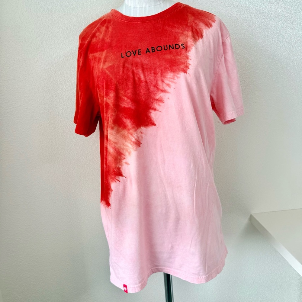 Dutch Bros Limited Edition Dutch Luv T-Shirt - Pink & Red - Size M-Unisex EUC